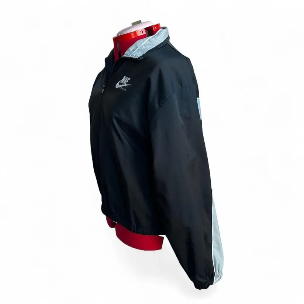 Nike Black & Grey‎ Zip Up Windbreaker Size Large